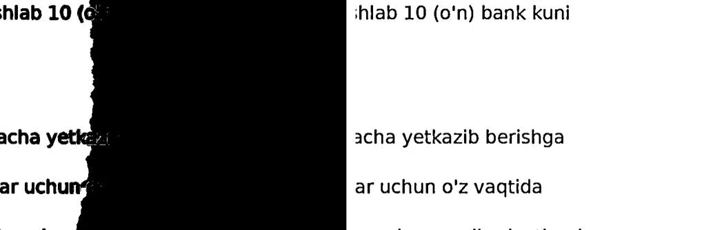 Soyali hudud: chapda Otsu (bitta chegara, matn fonga singib ketgan), o'ngda adaptive threshold